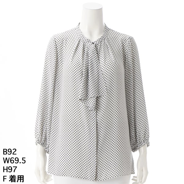 ラ・クープ（LACOUPE）/幾何学柄ブラウス ブラウス