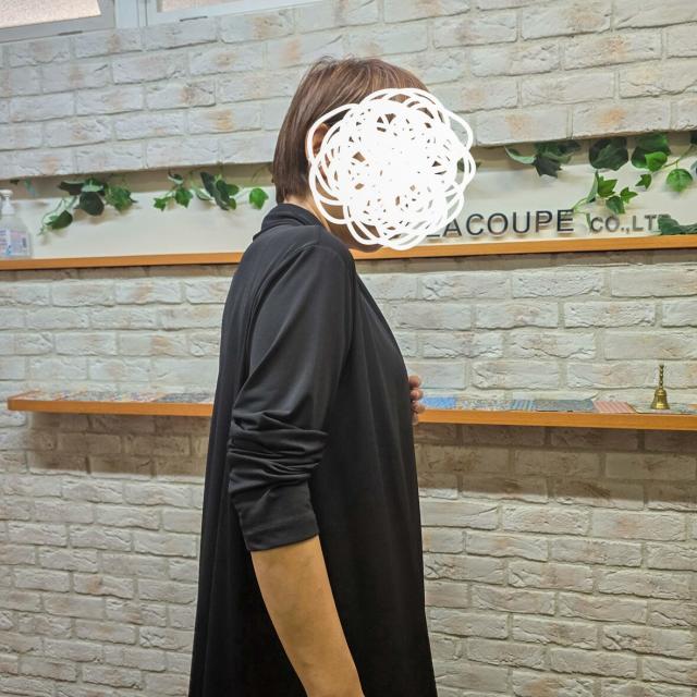 ラ・クープ（LACOUPE）/長袖タックドレープワンピース 冠婚葬祭 礼服対応