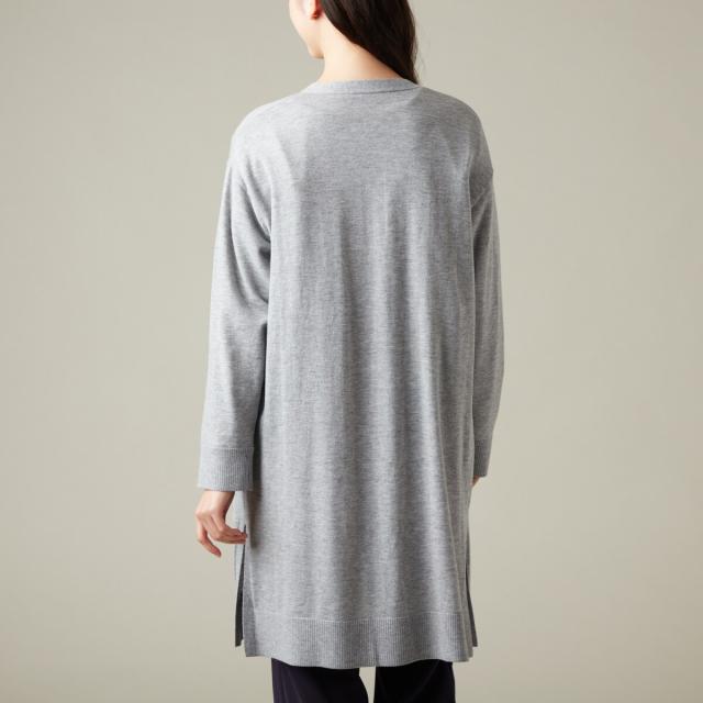 ラ・クープ（LACOUPE）/”A”ロゴニットロングカーデ