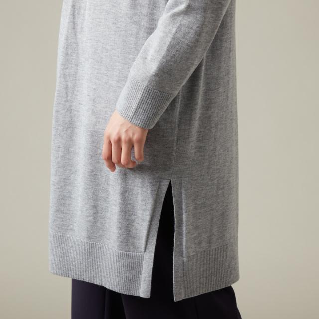 ラ・クープ（LACOUPE）/”A”ロゴニットロングカーデ