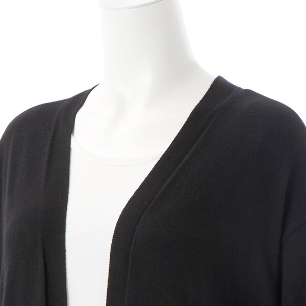 ラ・クープ（LACOUPE）/”A”ロゴニットロングカーデ