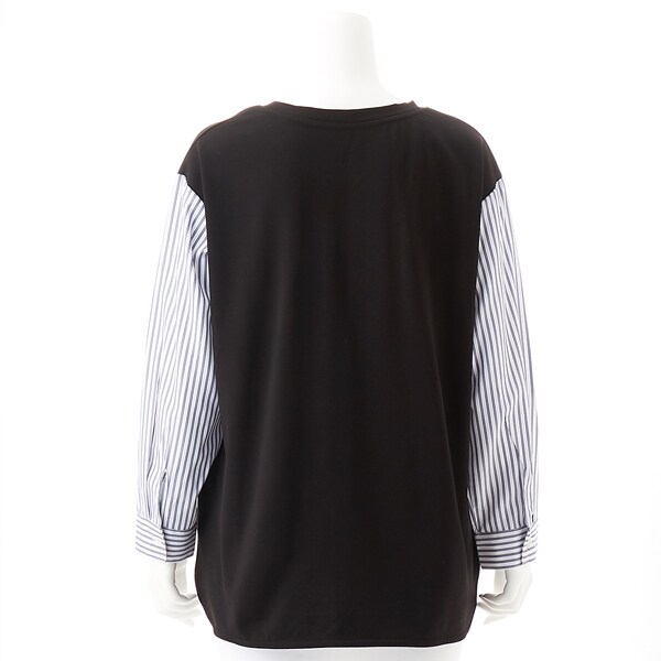 ラ・クープ（LACOUPE）/カット×袖ストライプ切替カットソー ドッキング