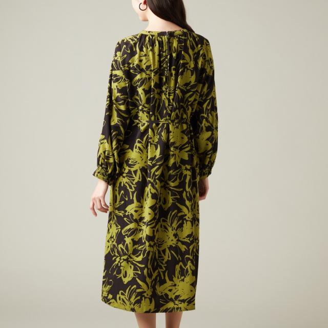 ラ・クープ（LACOUPE）/フラワー柄プリントワンピース 【洗える