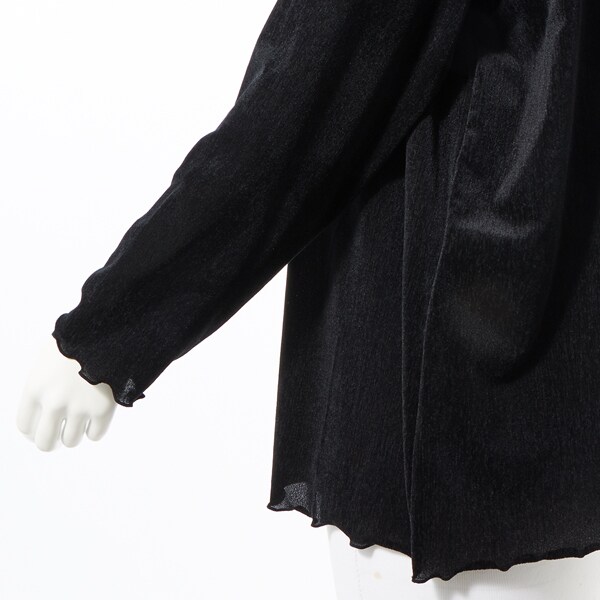 ラ・クープ（LACOUPE）/ボトルネックメローベロアカットソー 【日本製