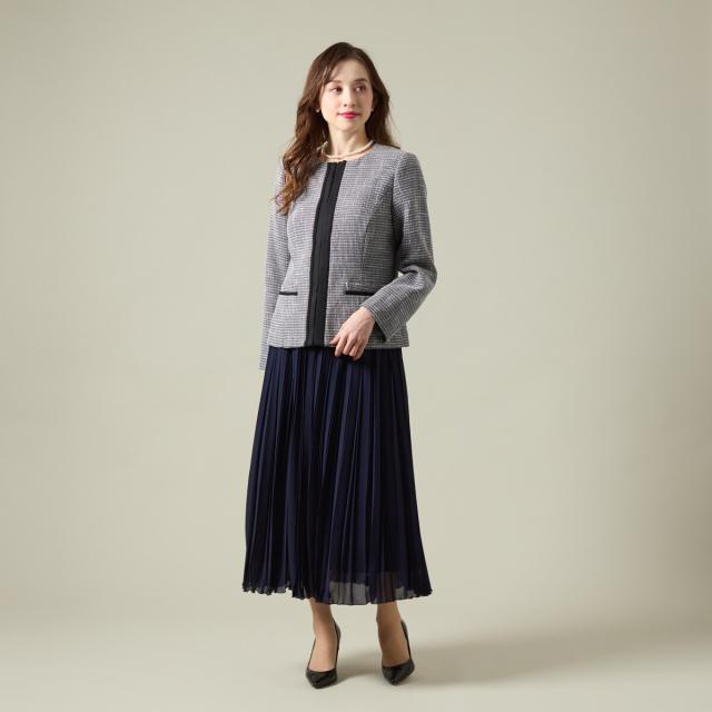 ラ・クープ（LACOUPE）/【洗える】変形プリーツスカート