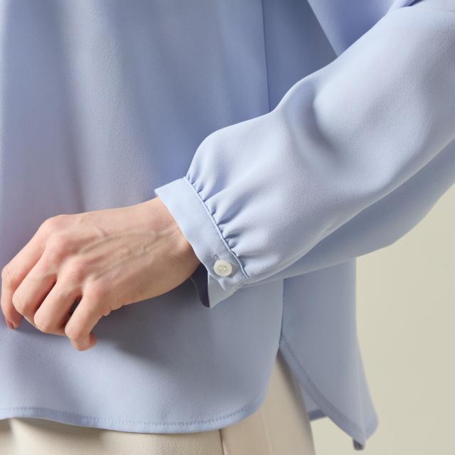 ラ・クープ（LACOUPE）/【洗える】バイカラーシャツブラウスの通販はau