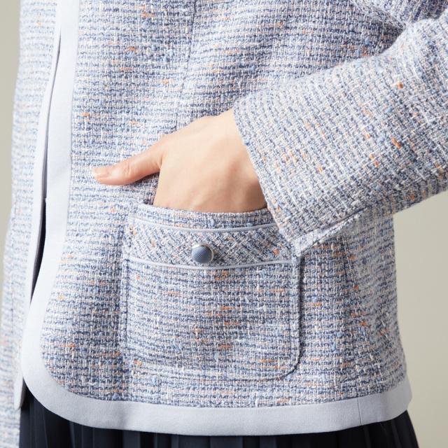 ラ・クープ（LACOUPE）/背裏付ツイードジャケット