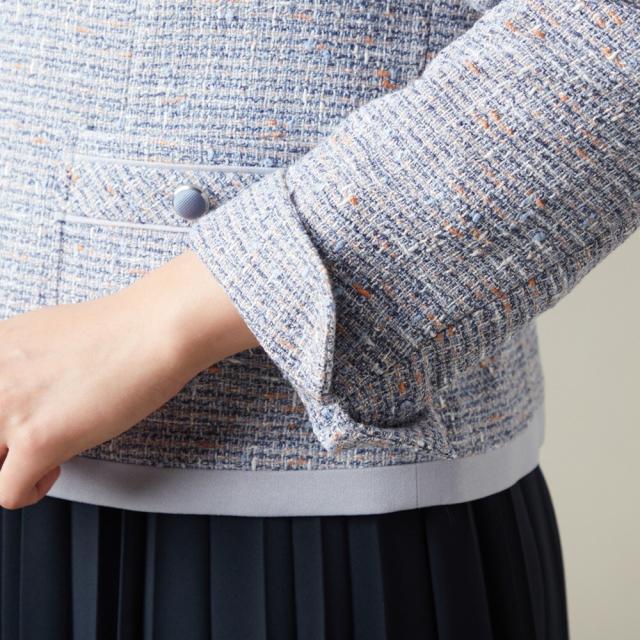 ラ・クープ（LACOUPE）/背裏付ツイードジャケット