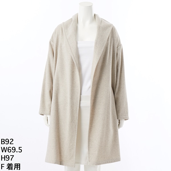 ラ・クープ（LACOUPE）/ウール調コーディガン