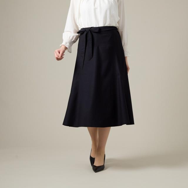 ラ・クープ（LACOUPE）/LACOUPE 　防シワフレアスカート　ノーカラーセットアップ対応_2