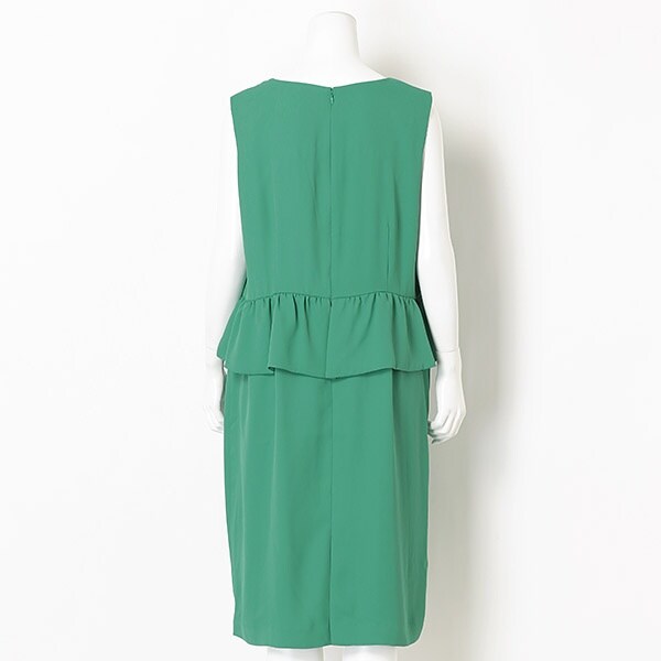 ラ・クープ（LACOUPE）/【大きいサイズ】サイドドレープワンピースドレス