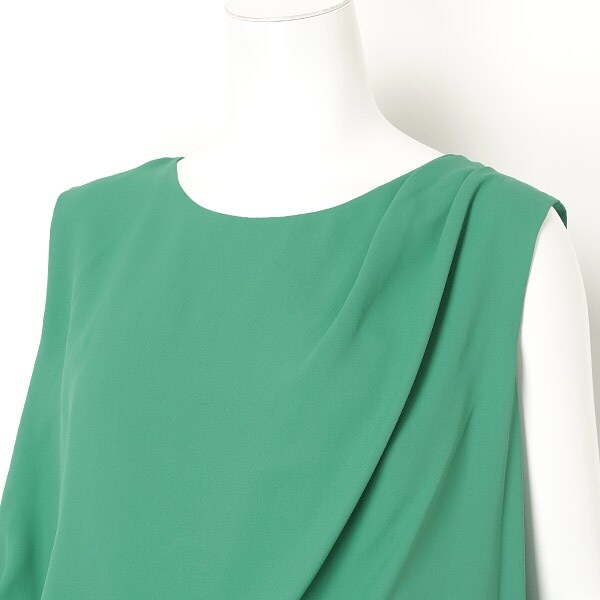 ラ・クープ（LACOUPE）/【大きいサイズ】サイドドレープワンピース