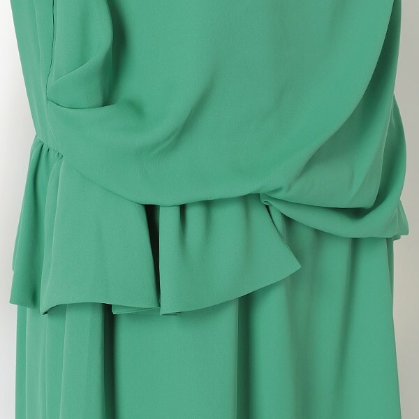 ラ・クープ（LACOUPE）/【大きいサイズ】サイドドレープワンピースドレス ラ・クープ（LACOUPE）/【大きいサイズ】サイドドレープワンピース