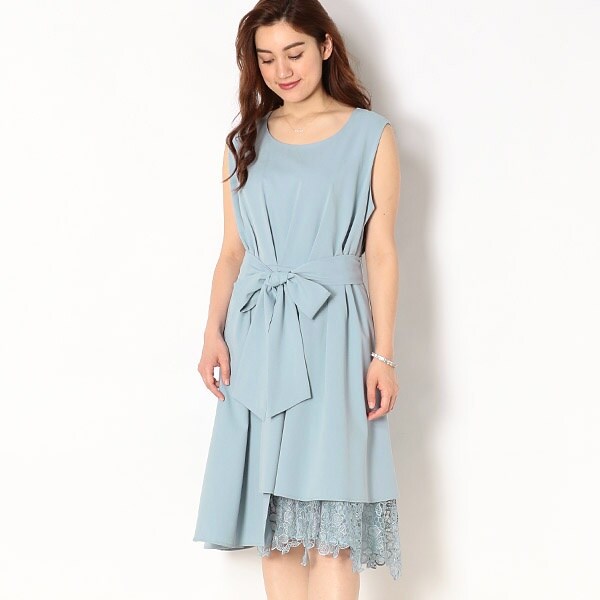 ラ・クープ（LACOUPE）/【大きいサイズ】タックレース使いドレスの通販は 11,704円