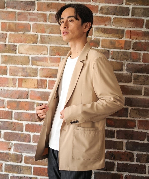 ユニオンステーション/【リンクルフリー】ダブルポケットジャケット「セットアップ可能」形態安定/ウォッシャブルの通販は 6,311円