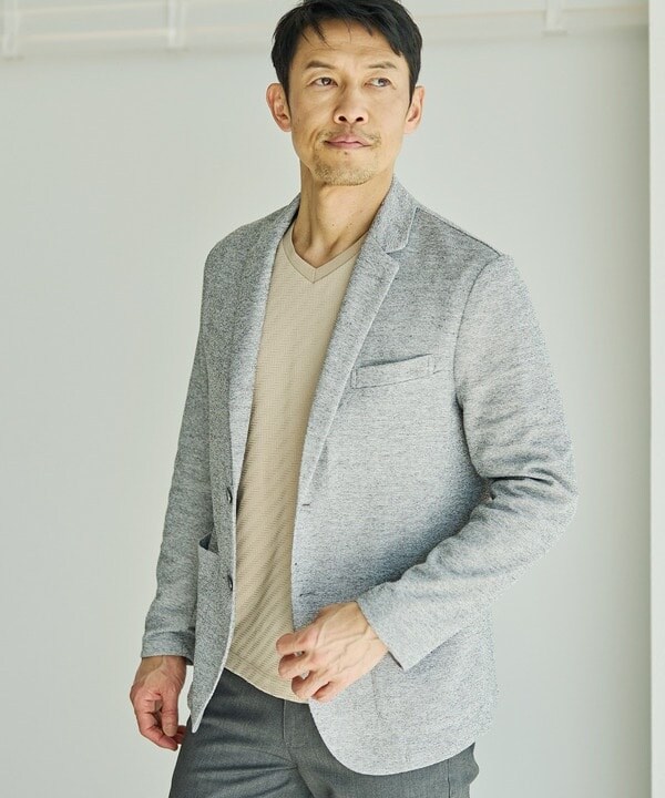 ユニオンステーション（UNION STATION）/SZ杢天竺Wフェイスカットジャケットの通販は