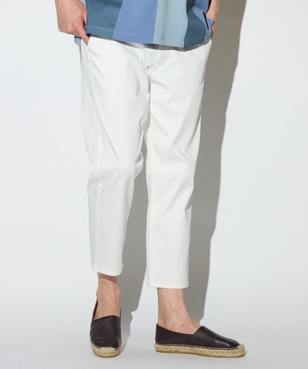 ユニオンステーション/サテンストレッチクロップドパンツ