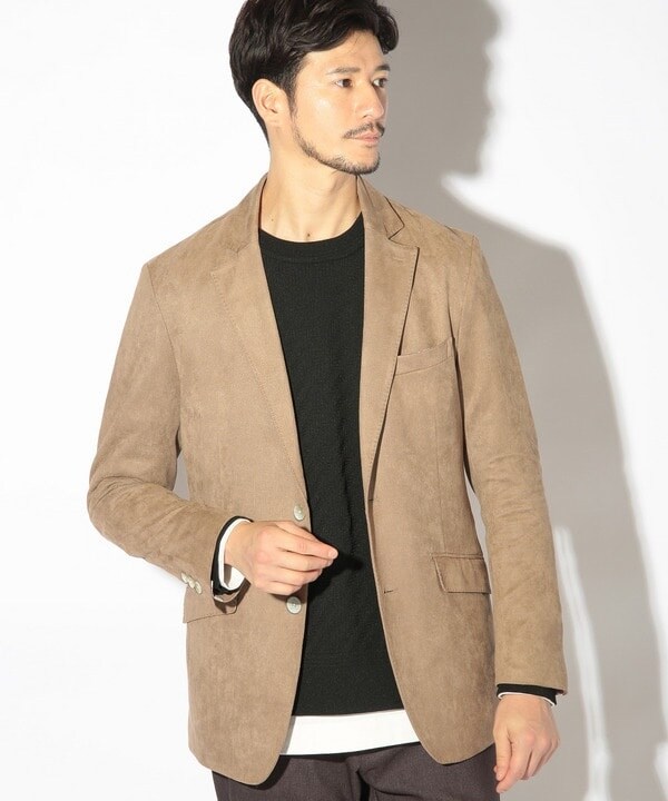 ユニオンステーション（UNION STATION）/フェイクスエードテーラード