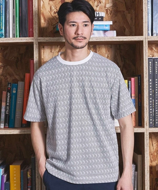 ユニオンステーション(UNION STATION)/ジオメトリックジャガードクルーネックTの通販は