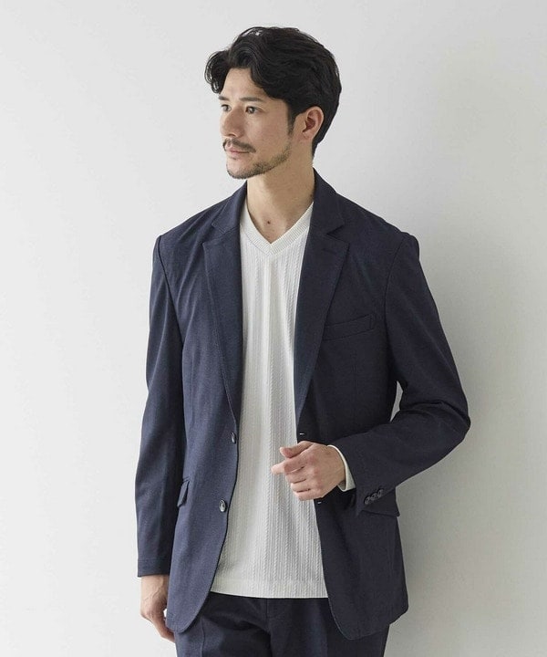 ユニオンステーション（UNION STATION）/ジャガードポンチテーラードジャケット