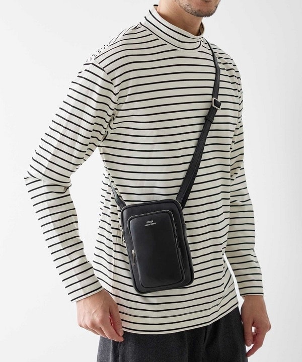 ユニオンステーション（UNION STATION）/【SEEKER/シーカー×UNIONSTATION別注】牛革ミニショルダーバッグ/ネックポーチ