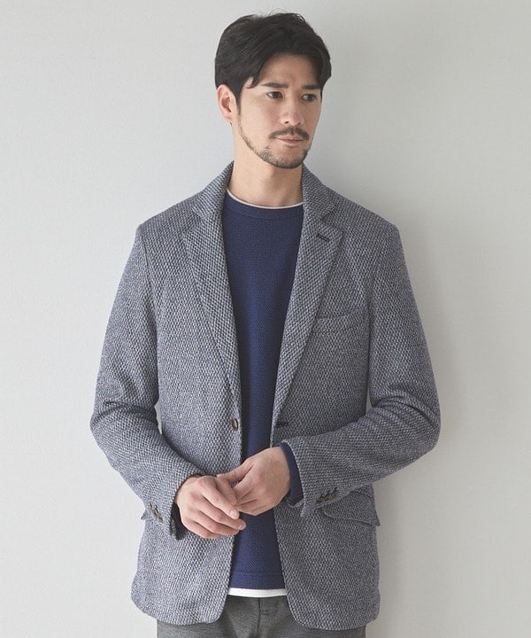 ユニオンステーション（UNION STATION）/ラッセル編みテーラードジャケット
