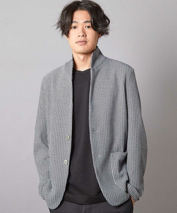 ユニオンステーション（UNION STATION）/ポリニットスタンドカラーJKT