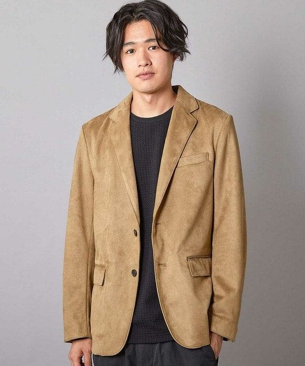 ユニオンステーション（UNION STATION）/リラックスフィットフェイクスエードジャケット