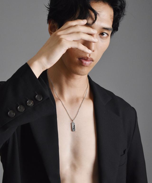 ライオンハート（LION HEART）/LH for Gift【DAY &amp; NIGHT】s．gスラッシュネックレス / シルバー925_4