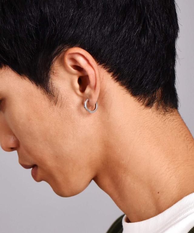 ピアス LH for Gift クロッシングピアス/ELツチメフープ/シルバー925 ライオンハート クロッシングピアス EL ツチメ フープ