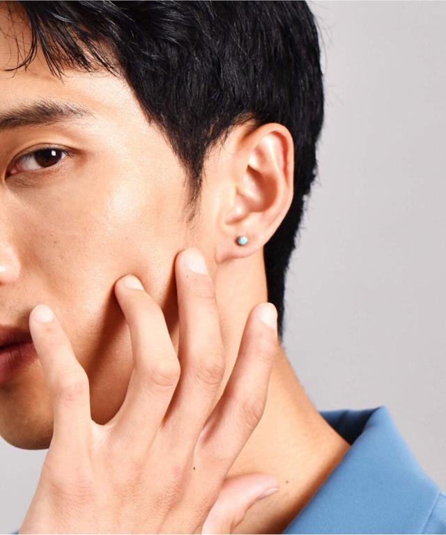 ライオンハート（LION HEART）/LH スタッズピアス/サークルヘリテイジ