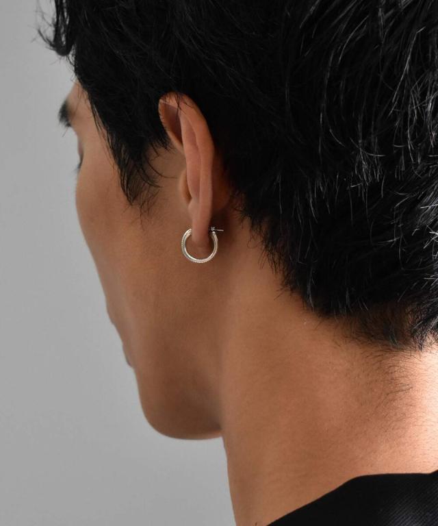 超美品 LH HOWL クロッシングピアス タテガミスクロール シルバー925