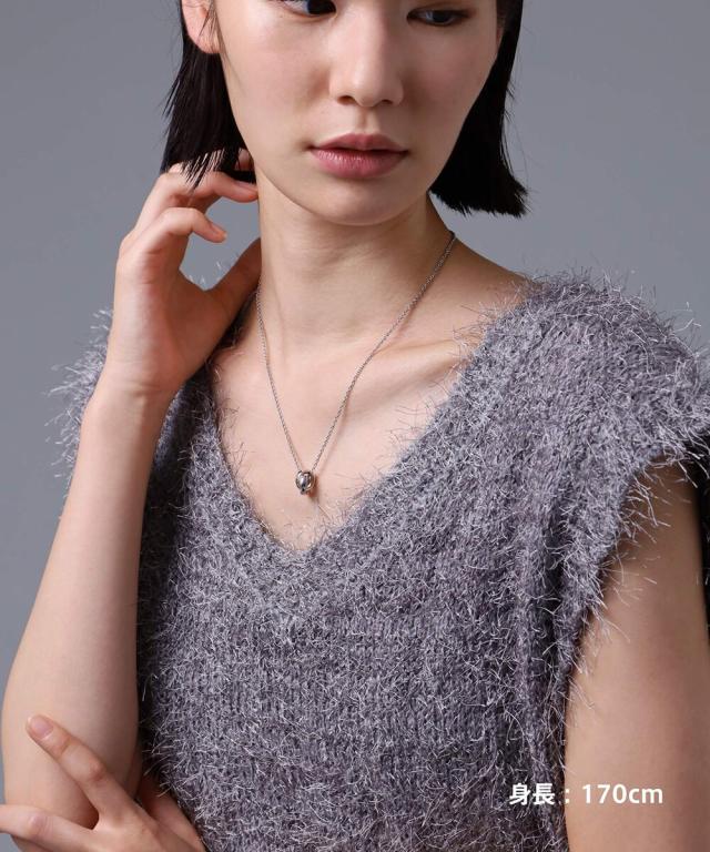 ライオンハート（LION HEART）/LH for Gift カッティングダブルリングネックレス/シルバー925_11