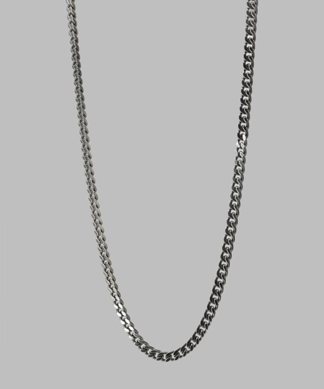 ライオンハート（LION HEART）/LH BASIC EXラージシルバーチェーンネックレス/カット喜平/50cm/シルバー925