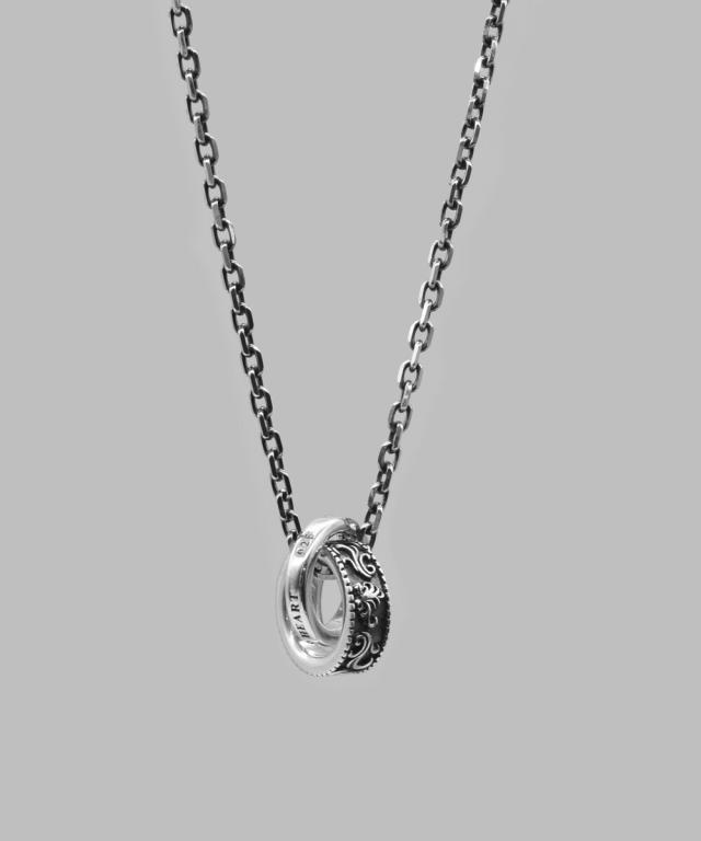 ライオンハート（LION HEART）/LH HOWL タテガミハウルダブルリングネックレス/シルバー925の通販は 19,800円