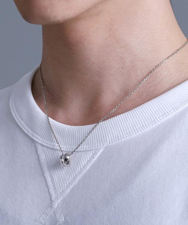 ライオンハート（LION HEART）/LH for Gift ダブルリングネックレス/スピニンググロウスラッシュライン/シルバー925