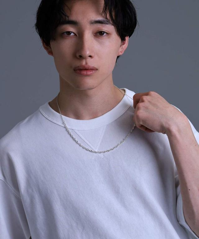 ライオンハート（LION HEART）/LH BASIC スイッチングマリンチェーンネックレス/60cm/シルバー925の通販は 13,200円