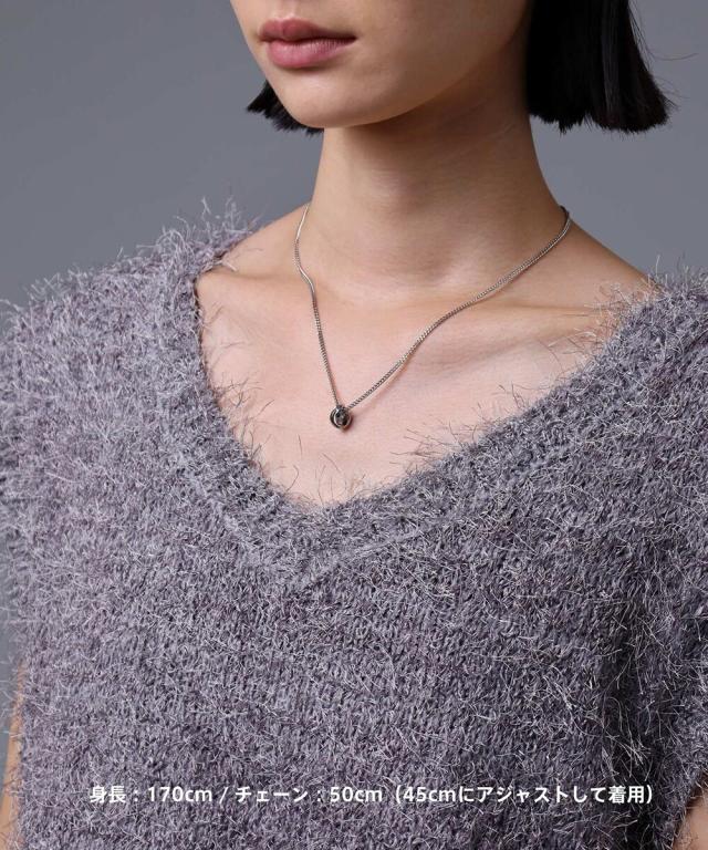 ライオンハート（LION HEART）/【限定展開/限定BOX付き】LH−1ダブルリングペアネックレス/シグネチャー/ステンレス金アレ対応_3
