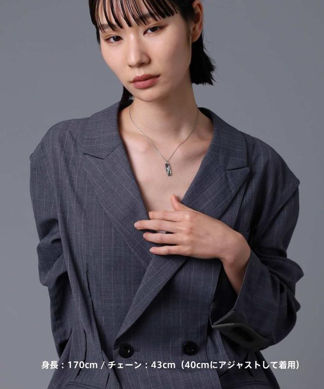 ライオンハート（LION HEART）/【限定展開】LH−1 ジェムプレートペアネックレス/サージカルステンレス 金属アレルギー対応