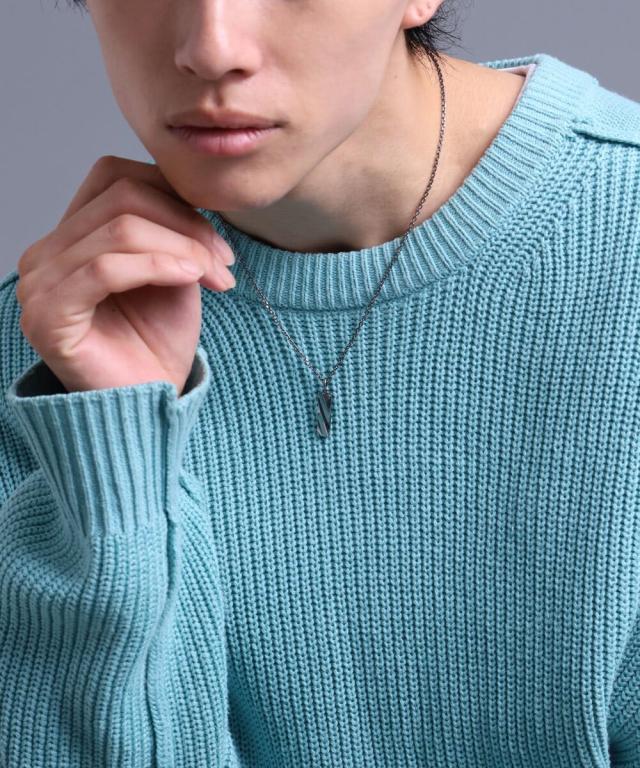 ライオンハート（LION HEART）/LH for Gift ツイストテックプレートネックレス/ブラックメッキ/シルバー925_12