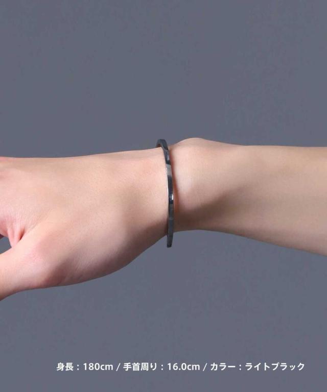 ライオンハート（LION HEART）/LH for Gift ライトスクエアバングル ブラック/シルバー925_10