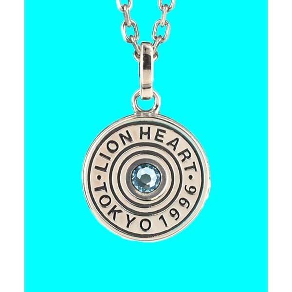 ライオンハート（LION HEART）/LH for Gift バースドロップネックレス/3月アクアマリンカラー / SV925 シルバー