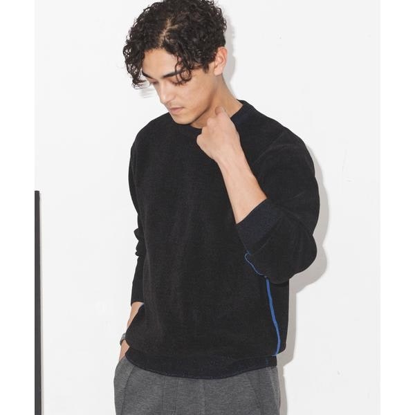 ナノユニバース（NANO universe）/モールヤーンダブルフェイスクルーネックニットの通販は