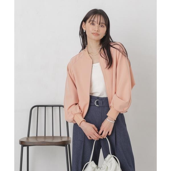 ナノユニバース（NANO universe）/ダブルクロスリブブルゾン