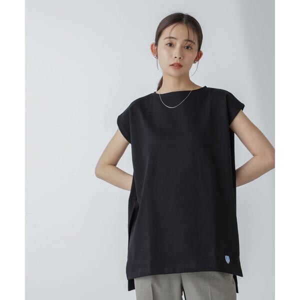 ナノユニバース（NANO universe）/ORCIVAL／ロングスリット スリーブレス ボートネック POの通販は