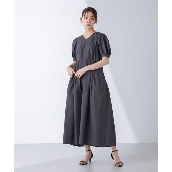ナノユニバース（NANO universe）/リネンブレンドコクーン切り替えワンピースの通販は 7,360円