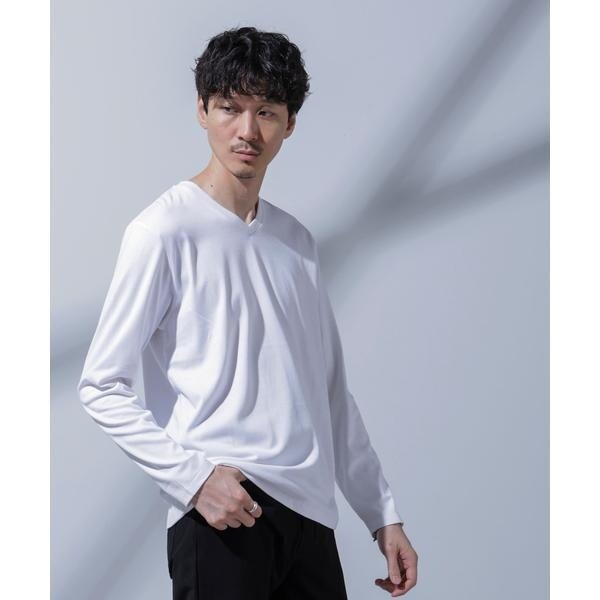 ナノユニバース（NANO universe）/Anti Soaked(R)  汗染み防止 VネックTシャツの通販は