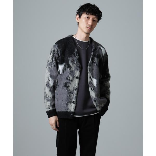 ナノユニバース（NANO universe）/アート柄ニットカーディガンの通販は 5,148円