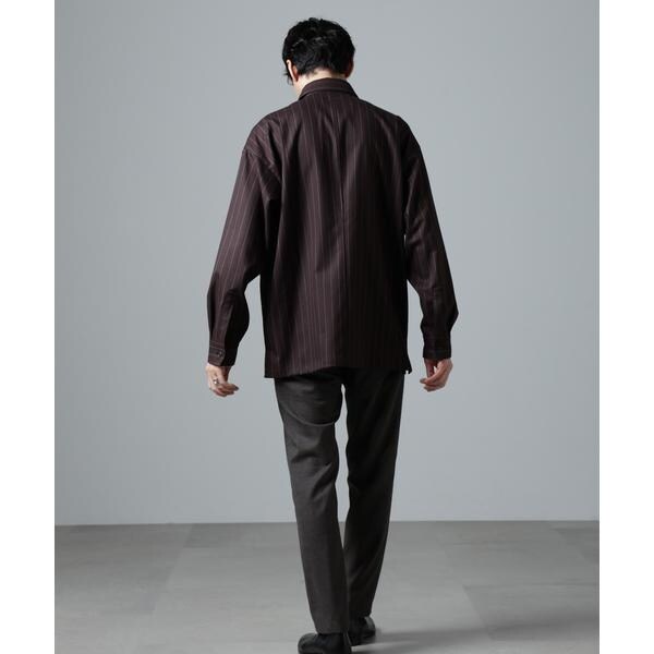 ナノユニバース（NANO universe）/「N TROUSERS PREMIUM」RENURウール混洗えるサキソニーパンツ(セットアップ可)_4