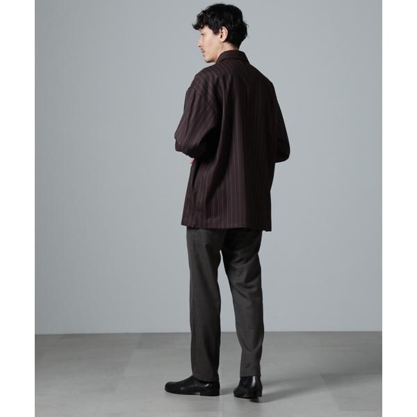 ナノユニバース（NANO universe）/「N TROUSERS PREMIUM」RENURウール混洗えるサキソニーパンツ(セットアップ可)_5
